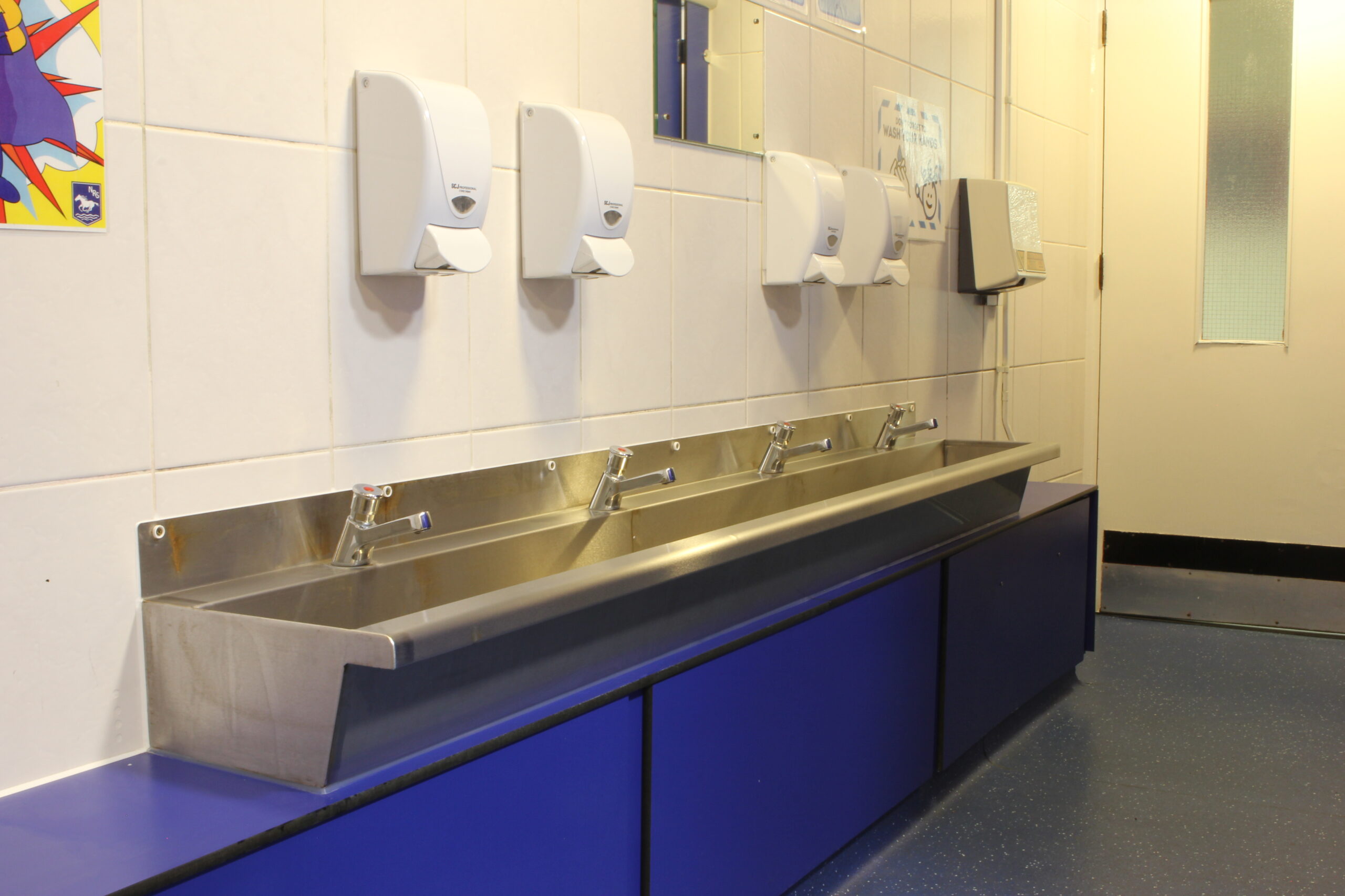 stainless steel washtrough