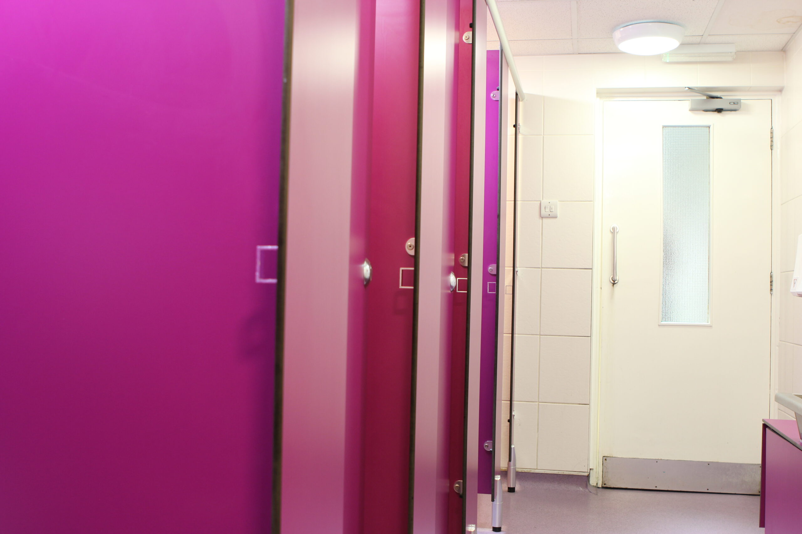 school toilet cubicles