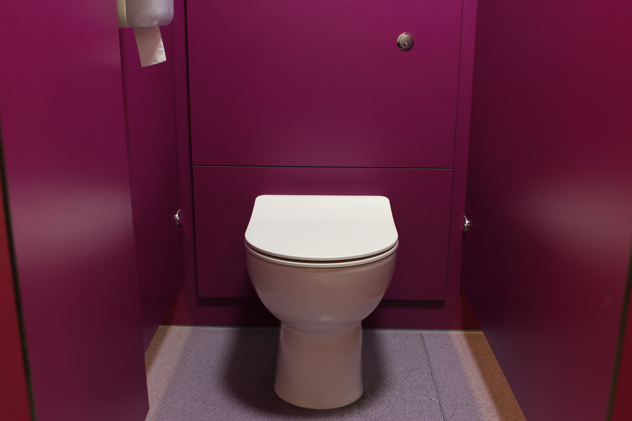 WC pan and ducting
