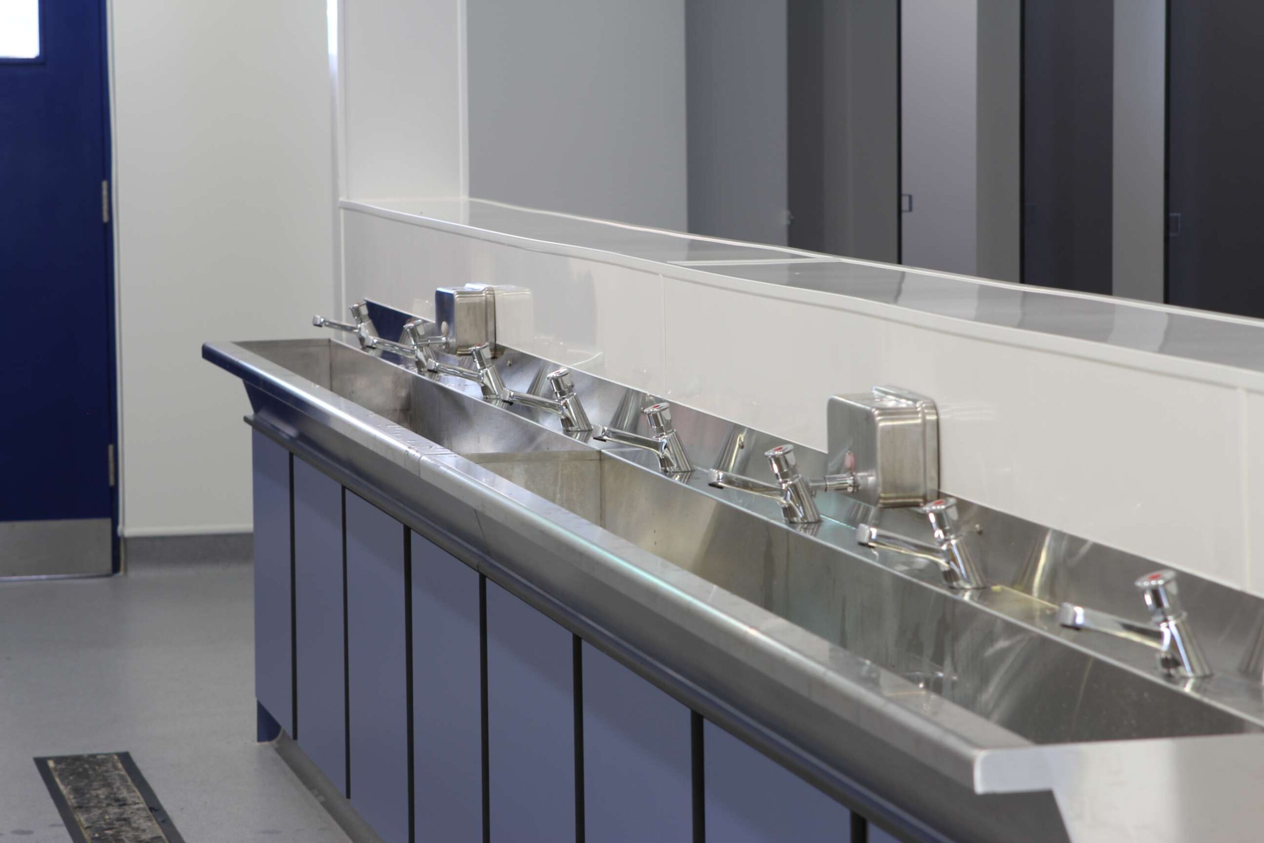 stainless steel trough