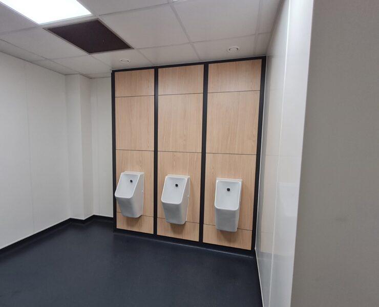 Urinals on Urinal ducting