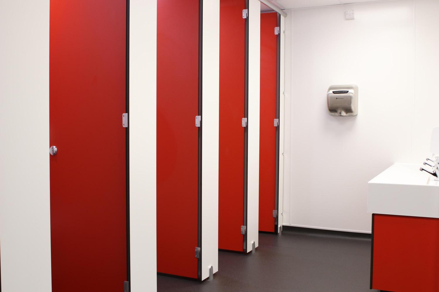 school toilet cubicles