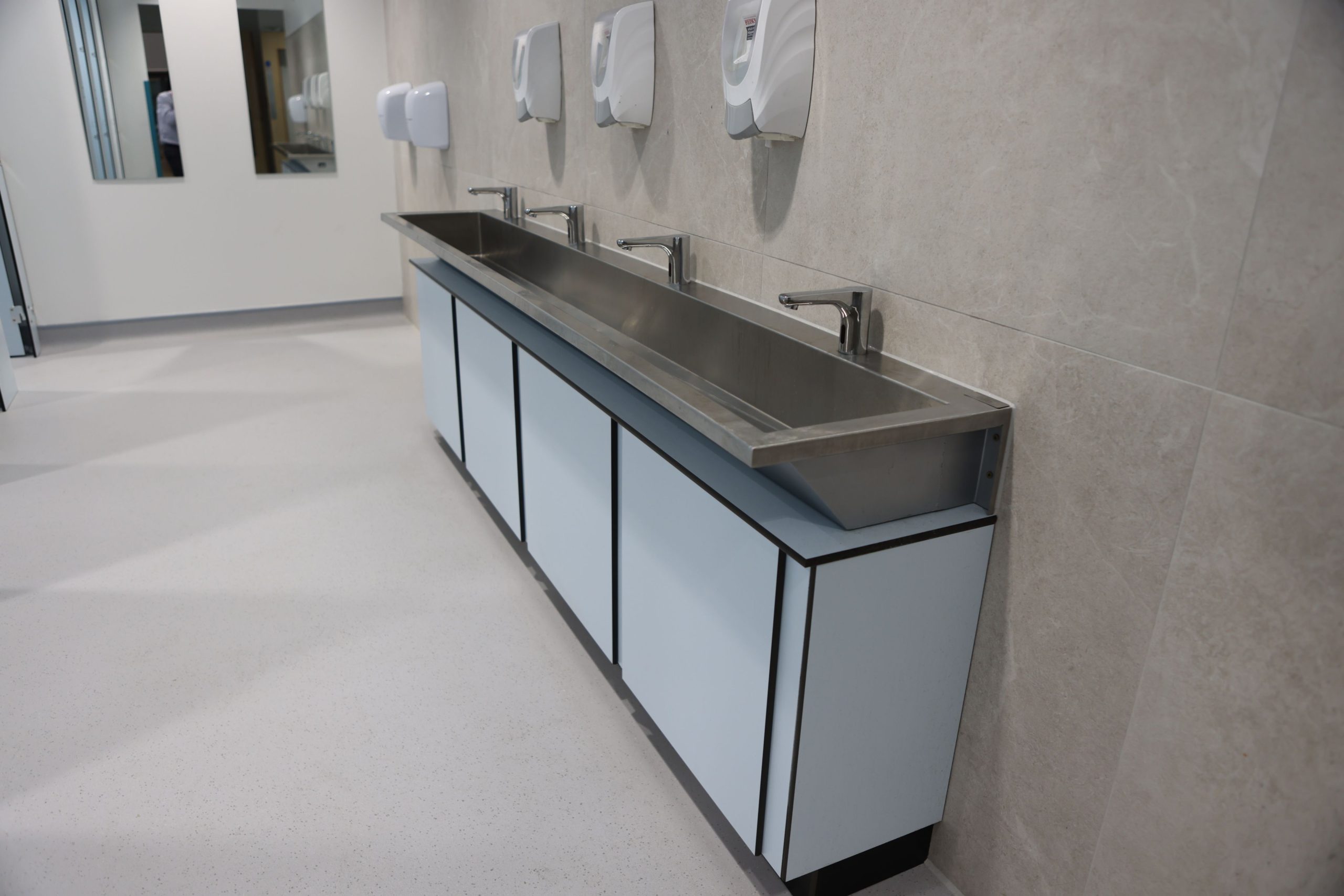 stainless steel washtrough