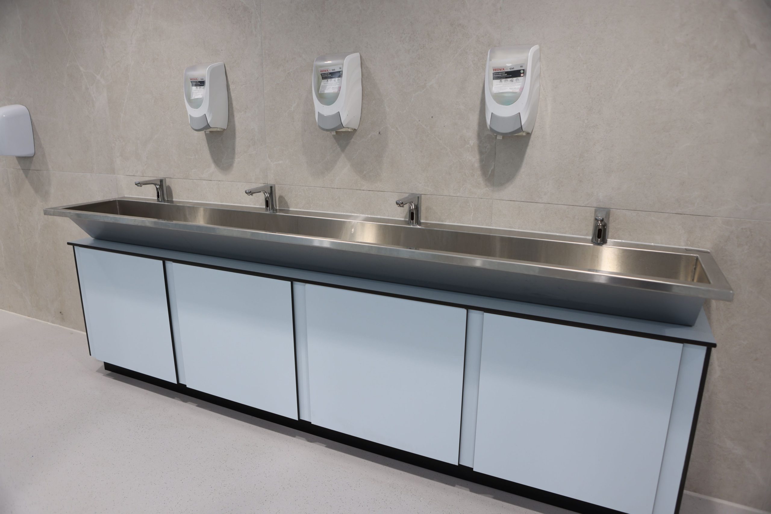 stainless steel washtrough