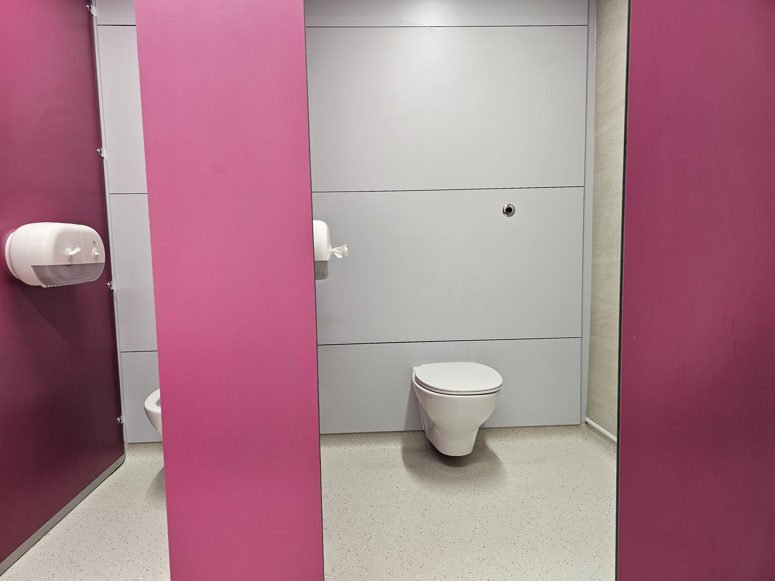 toilet cubicle
