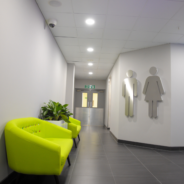 Bespoke washroom refurbishment for retail