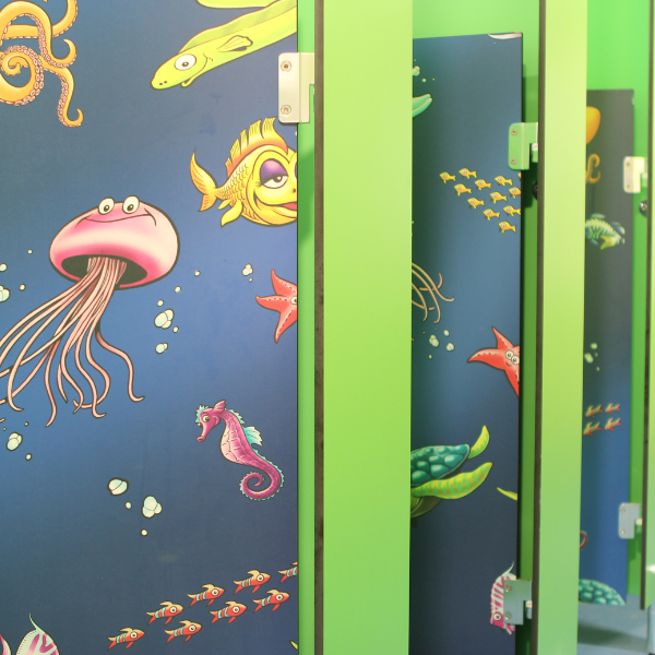 Nursery and playgroup washrooms