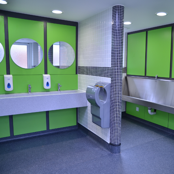 Secondary school and high school washrooms