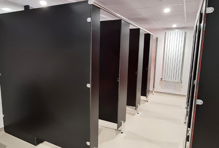 Modern and attractive college toilet design