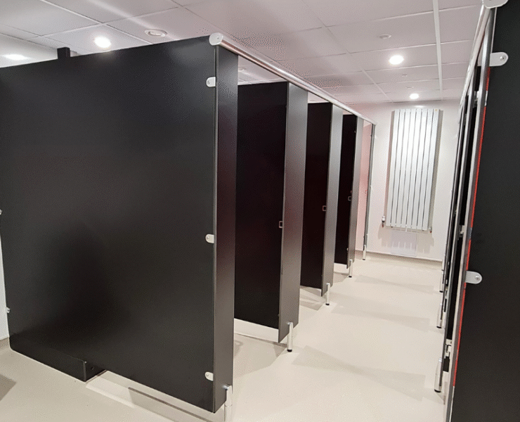 Modern and attractive college toilet design