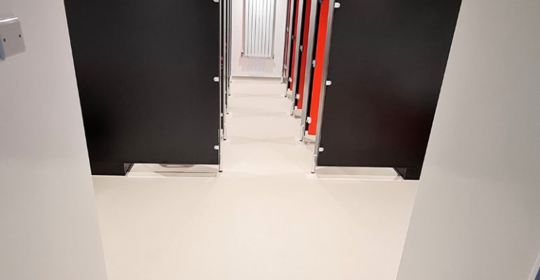 Modern and efficient college washrooms
