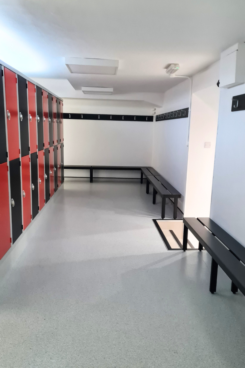Epsom College 6 Bright modern and extensive changing rooms for Epsom College