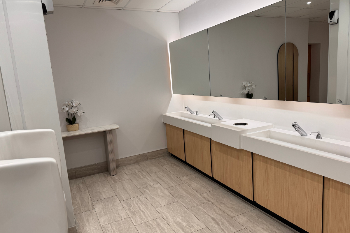 Washroom transformation for London venue