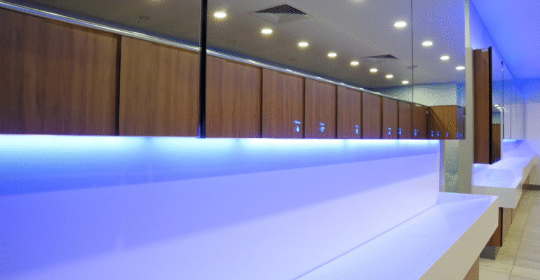 Retail washroom fit out