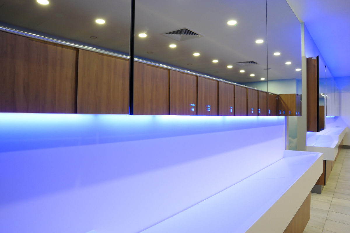 Retail washroom fit out