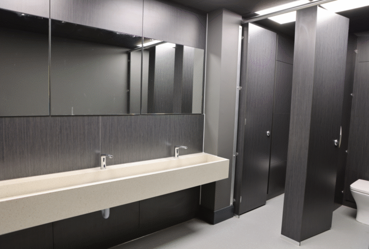 Stylish events venue washrooms