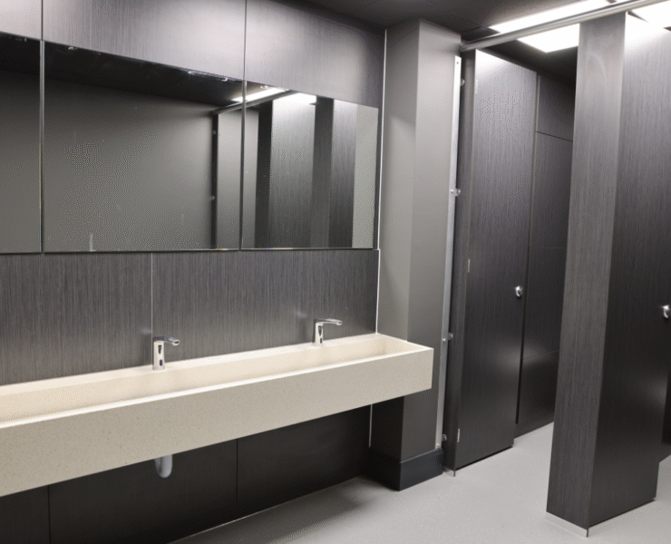 Stylish events venue washrooms