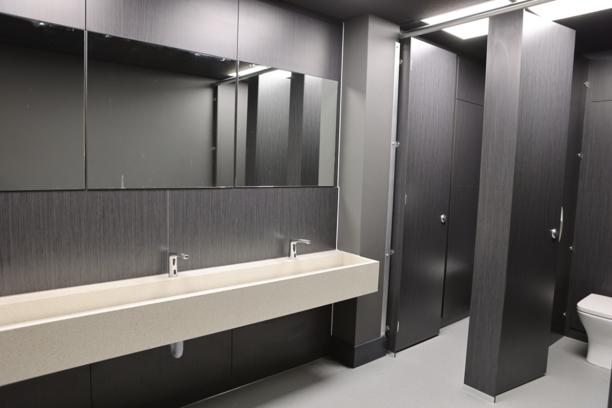 Stylish events venue washrooms