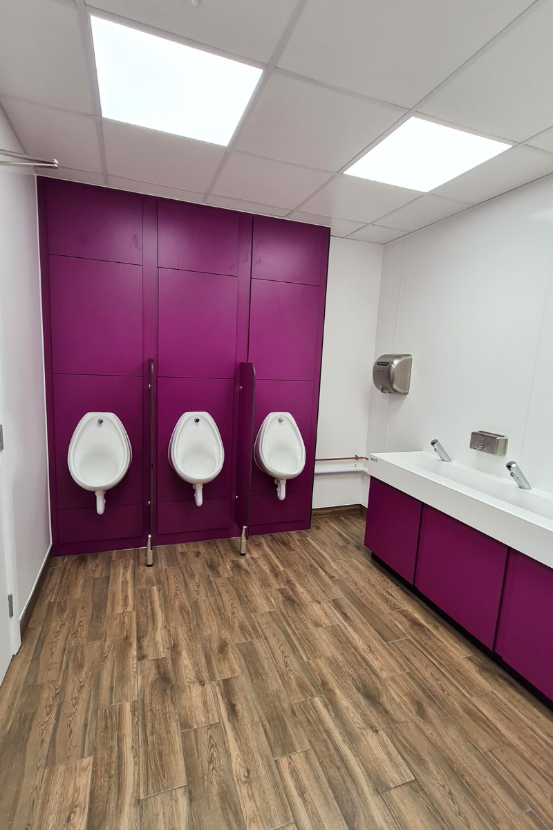 Food production facility washrooms.