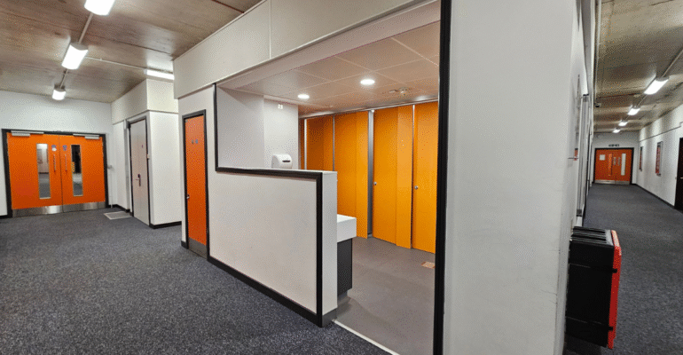 Washroom design for UK school safeguarding