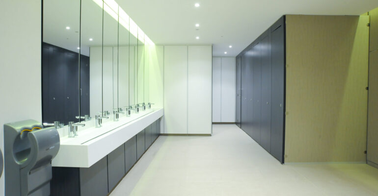 Food manufacturing washroom design