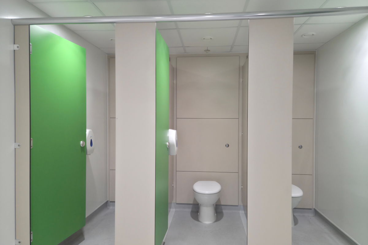 Washroom design for factory
