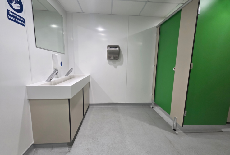 Kent factory washrooms