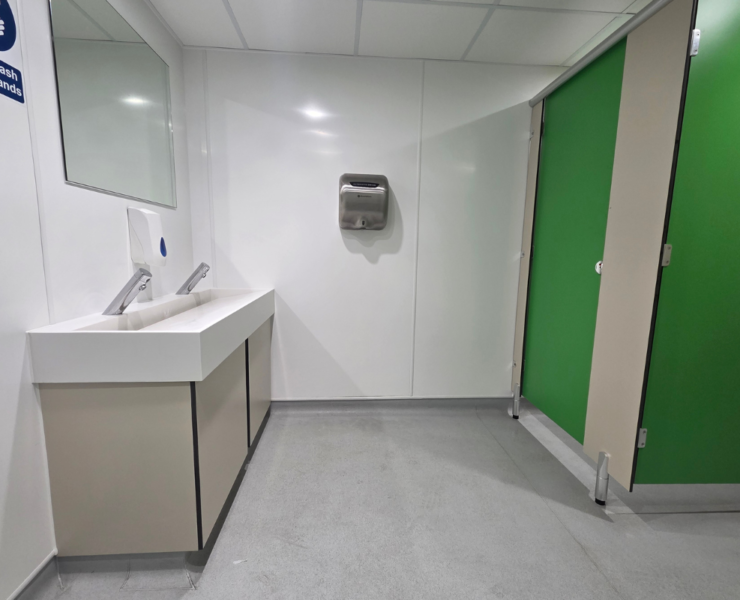 Kent factory washrooms