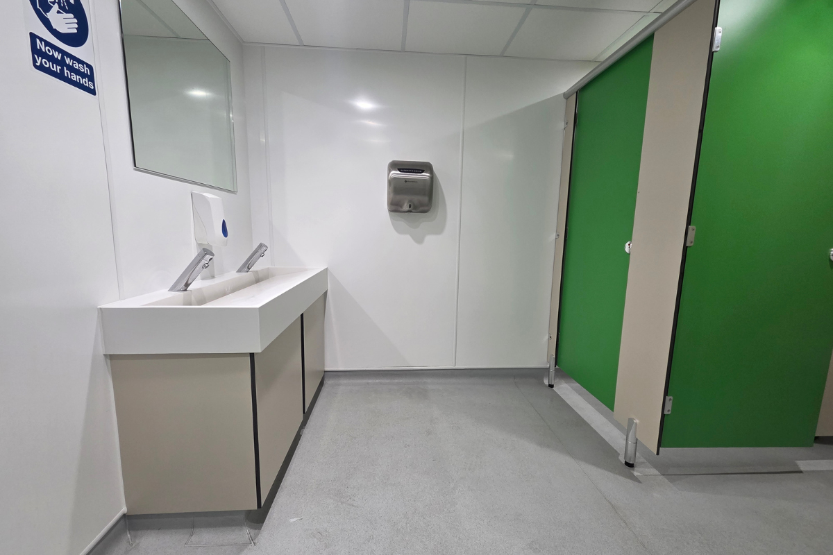 Kent factory washrooms